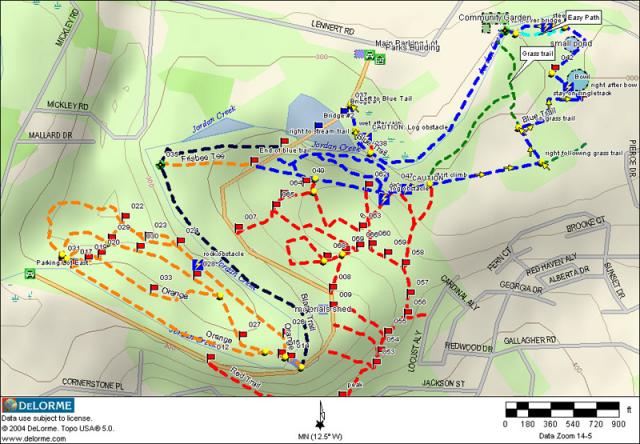 Jordan Creek Park county map